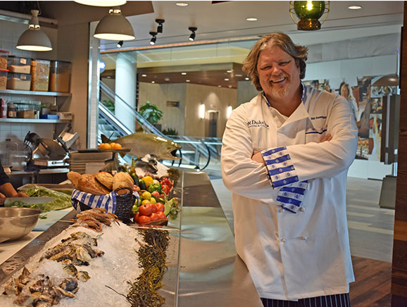 Bill Ranniger of Duke's Seafood by Oysters