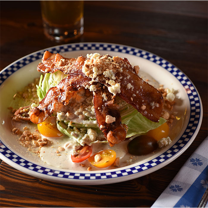 Duke's Seafood Bacon Wedge Salad